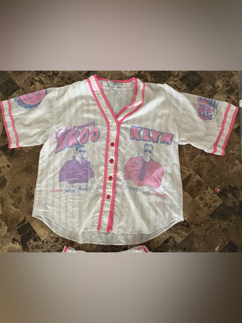 Vintage ESleep 90s X Eddie’s fabulous matching set/pajamas oversize small/medium - Picture 6 of 16